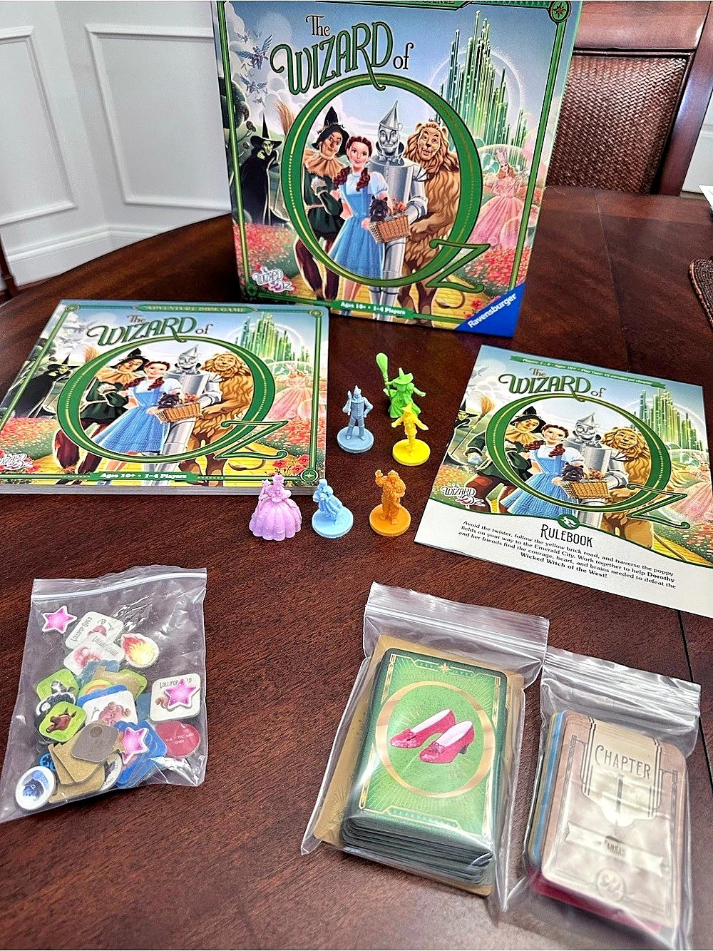 Ravensburger The Wizard of Oz Adventure Book Game Board Game Complete Set